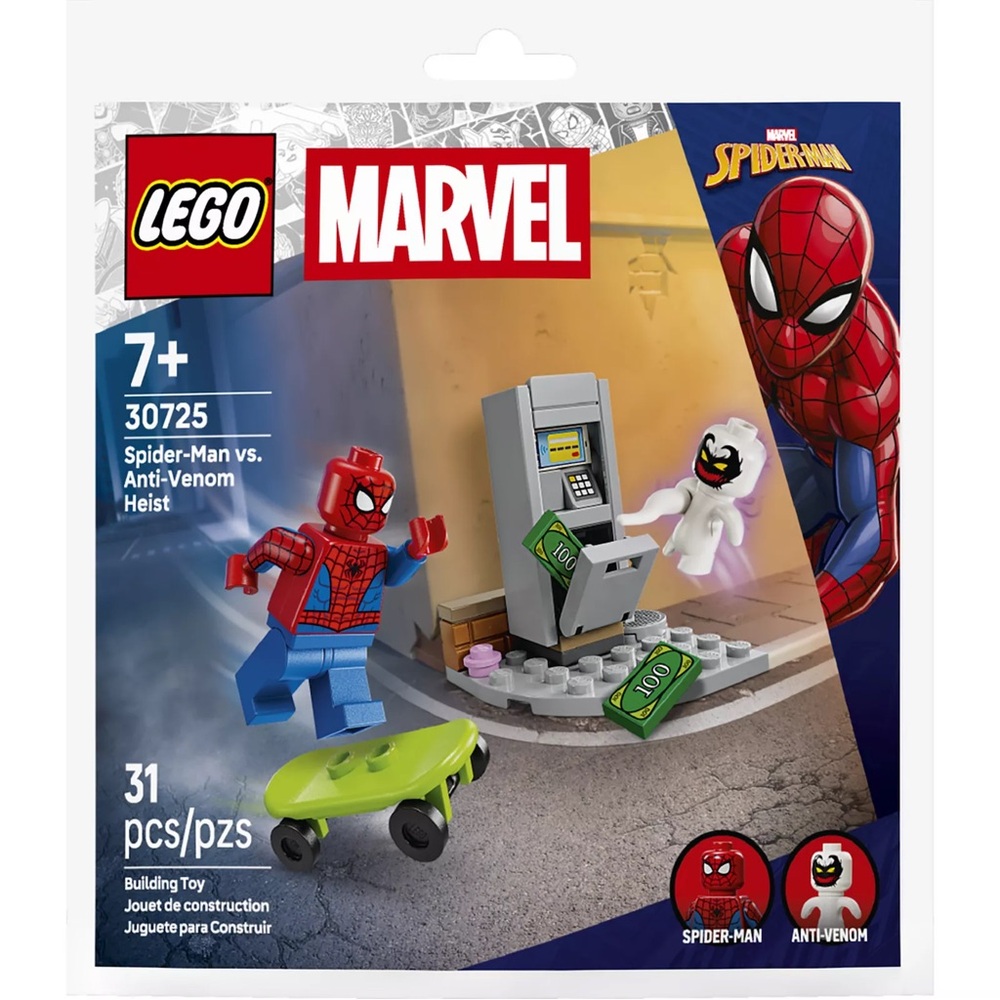 LEGO Marvel Marvel Spider-Man vs. Anti-Venom Heist 30725 Building Set Bag ~ New